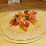 カジュアルフレンチBar 7FUKU - ❤生ハムとびわ