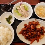 中華料理 秀林 - 鶏肉甘味噌辛味炒め