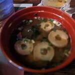 三国おばんざいバル 六弦家 - お味噌汁！