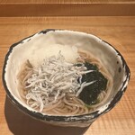 酒 秀治郎 - 冷たいお蕎麦