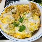 Katsuya - カツ丼(松)大盛り。80gロース2枚。