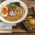 Sapporo Ramen HACHI - 料理写真:特製中華蕎麦 焼き味噌 ¥1,250
          ミニ丼 肉飯丼 ¥200