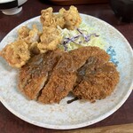 とんかつの店ミヤコ - メンチカツ定食