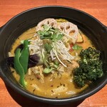 仙台スープカレー ひげぼーや - レギュラーメニュー　ポクチキ野菜(中辛)