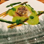 JIMGU - 焼いたアスパラガスともみじたまご