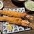 かつ吉 - 料理写真:天然特大海老フライ定食 2本、サラダ、紫蘇ご飯