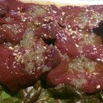 大野屋 - あぶり牛レバ