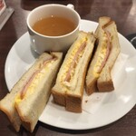 喫茶室ルノアール - ハムタマゴトースト