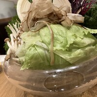 やさい家めい ルミネ横浜店 - しゃぶしゃぶ用の野菜