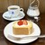 エビアンコーヒー - 料理写真:エビアンロールケーキ、ブレンドコーヒー ( HOT )♡