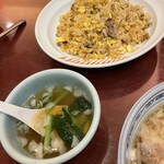 h Chuuka Fuuka Teiryourifu-Min - チャーハンとスープ