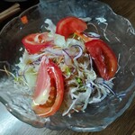 味の蔵どんつく - トマトサラダ