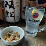 味の蔵どんつく - ラムハイとお通し