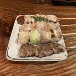 Sumibi Yaki Tori Ichiban - こころ（140円） / はさみ（140円） / み（140円） / しそ巻（140円）