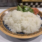 インドカレー フジヤ - サラダ付き大盛ライス