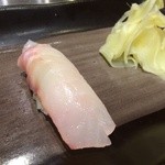寿司安 - 佐渡沖の真鯛。ハチメとはまた違う味わいがたまりません。