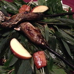 花仙庵 仙仁温泉 岩の湯 - 山女の塩焼き