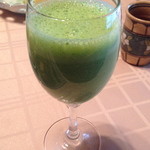 花仙庵 仙仁温泉 岩の湯 - 小松菜とルッコラのジュース