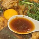 超多加水純手打ち麺 仁しむら - スープ