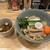 だしと麺 遊泳 - 料理写真:油そば 出汁スープ付き ¥950＋青唐ニラ ¥100（価格は訪問時）
