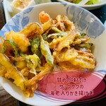 おはやし - かき揚げ天丼アップ♫