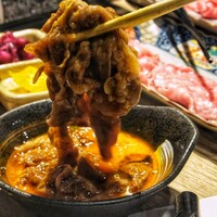 黄金出汁しゃぶと江戸前寿司 肉のあさつ 梅田お初天神店 - 