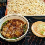 室町砂場 - お蕎麦は、コチラ発祥の「天ざる」(1,900円)を頂きました。