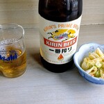 Murakami Shokudou - びんビール（一番搾り550円）
