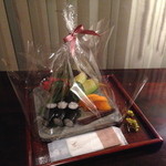 花仙庵 仙仁温泉 岩の湯 - 部屋に夜食を持ってきてくれました〜♪