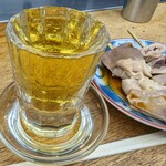 宇ち多゛ - 梅割り甘め　コブクロとガツお酢　です