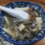 みなと食堂 - せんべい汁 プラス200円　(2024.5)