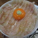 みなと食堂 - 平目漬丼 1250円　(2024.5)