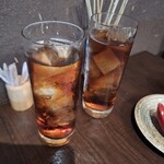 Motsukushi Shusai Tsubaki - ウーロン茶二杯目、相方の飲むウーロン茶三杯目