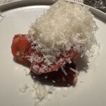 グルマンディーズ - トマトの甘いこと。三田牛がシルキーです。