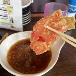 天ぷら 大吉 - 大阪なら紅しょうがは頼みたい