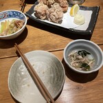 魚と日本酒 魚バカ一代 - 写真が切れてしまいましたが、鳥の唐揚げ美味しかったです