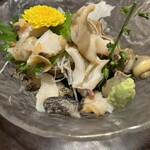 和さび - つぶ貝のお刺身