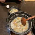 だるま - ホッキ貝とウニの雑炊