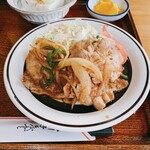島 - 生姜焼きのアップです
