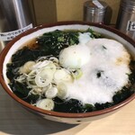 そばの神田東一屋 - アサソバビンボー！　
      朝そば＋とろろ＋わかめ！