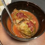 家庭料理まる - ケチャップのロールキャベツ