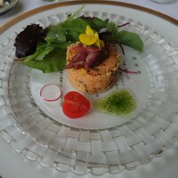 現代仏蘭西料理 朔詩舎 - 前菜…ホタルイカのクスクス