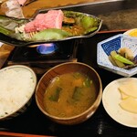 Izumizaka - 朴葉味噌焼き定食1980円
