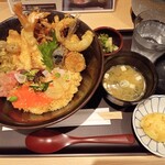 天麩良&刺身 天刺 - 特天刺丼