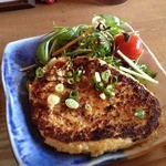 無添加・自然食 ピンポン食堂 - 豆腐と山芋バーグ