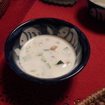 チャイハナ海花 - きゅうりとひよこ豆のライタ