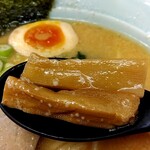 みそ助 - メンマは「枕木メンマ」❗こちらも食べ応え有り❗久しぶりに「枕木メンマ」に遭遇(笑)しました(*´艸｀*)