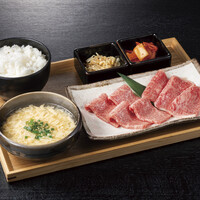 特上カルビ・ロース合い盛り定食