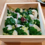 日々の料理 - ◯ 〆のご飯のチラシ、これが美味しい。