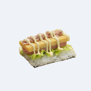 おすし屋さんのポークたまごおにぎり_1